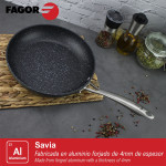 Sartén Fagor Savia Aluminio Forjado Plateado Ø 26 cm