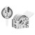 Colador Kinvara CK15588-16 Blanco Gris Polipropileno TPR 33,5 x 20 x 8 cm 20 x 33,5 x 3,5 cm (6 Unidades)