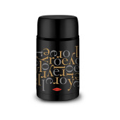 Termo para Alimentos Oroley Negro Acero Inoxidable 1 L Letras