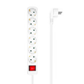 Regleta Enchufes 6 Tomas con Interruptor Aisens A154-0535 Blanco (1,4 m)