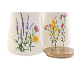 Bote Home ESPRIT Multicolor Flores Shabby Chic (2 Unidades)