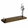 Jamonero de Madera TM Home Silicona Acacia Madera de pino 20 x 54 x 40 cm