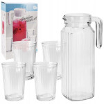 Set de jarra con vasos Excellent Houseware ye9000500 200 ml 1,1 L 5 Piezas