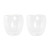 Set de Vasos DKD Home Decor Transparente Cristal Vidrio de Borosilicato 250 ml
