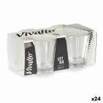 Vaso Vivalto Transparente Vidrio 85 ml Café (24 Unidades)