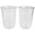 Set de Vasos DeLonghi 5513214611 22 cl Transparente (2 Unidades)