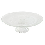Plato Llano Home ESPRIT Transparente Cristal 29 x 29 x 9,2 cm