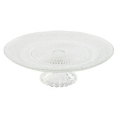 Plato Llano Home ESPRIT Transparente Cristal 29 x 29 x 9,2 cm