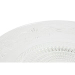 Plato Llano Home ESPRIT Transparente Cristal 29 x 29 x 9,2 cm