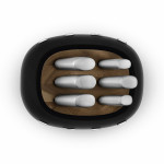 Juego de Cuchillos de Cocina y Soporte Smeg KBSF02BL