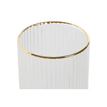 Set de Vasos Home ESPRIT Transparente Dorado Cristal 400 ml (6 Unidades)