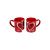 Juego de Tazas Out of the Blue Rojo (2 Unidades)