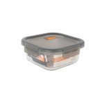 Fiambrera Hermética MasterChef Gris Transparente Cuadrado 800 ml (6 Unidades)