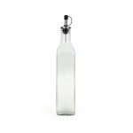 Aceitera Anna Transparente Plateado Vidrio 0,5 L (24 Unidades)