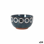 Bol La Mediterránea Almudena Azul Ø 13,5 cm (24 Unidades)