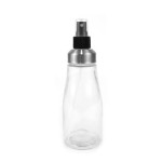 Aceitera Anna Transparente Plateado Vidrio 330 ml (12 Unidades)