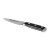 Cuchillo Pelador Quttin Damaskus Negro Plateado Acero Inoxidable 9 cm (2 Unidades)