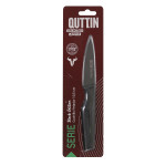Cuchillo Pelador Quttin Black Acero Inoxidable 9 cm (12 Unidades)