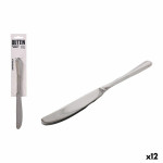 Set de Cuchillos Quttin Antártica Plateado Acero Inoxidable 21,6 x 1,8 cm 2 Piezas (12 Unidades)