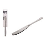 Set de Cuchillos Quttin Antártica Plateado Acero Inoxidable 21,6 x 1,8 cm 2 Piezas (12 Unidades)