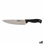 Cuchillo de Cocina Quttin Dynamic Negro Plateado 20 cm (8 Unidades)