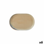 Fuente de Cocina La Mediterránea Cies Ovalado 25 x 15 x 2,2 cm (6 Unidades)