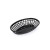 Cesta para el Pan Negro Plástico Ovalado 24 x 15 x 4,5 cm (36 Unidades)