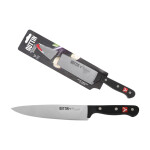 Cuchillo de Cocina Quttin SYBARITE Negro Plateado 20 cm (8 Unidades)