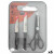 Set de Cuchillos Quttin Nero 4 Piezas (6 Unidades)