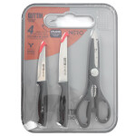 Set de Cuchillos Quttin Nero 4 Piezas (6 Unidades)