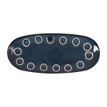 Fuente de Cocina La Mediterránea Macarella blue Ovalado 29 x 13,5 x 2,4 cm (24 Unidades)