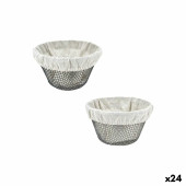 Cesta para el Pan Metal 18 x 18 x 10 cm (24 Unidades)