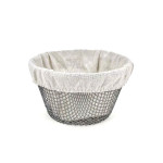 Cesta para el Pan Metal 18 x 18 x 10 cm (24 Unidades)