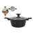 Cacerola Con Tapa MasterChef 28 cm 2,5 mm (4 Unidades)