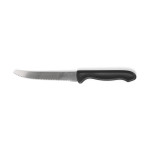 Set de Cuchillos para Carne Cuyfor Negro Plateado 12 cm 6 Piezas (24 Unidades)