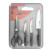 Set de Cuchillos Quttin Nero 5 Piezas (4 Unidades)