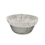 Cesta para el Pan Metal 23 x 23 x 10 cm (12 Unidades)