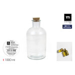 Botella de Cristal La Mediterránea 1 L (12 Unidades)