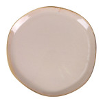 Plato Llano Duomo Beige Ø 28 cm (6 Unidades)
