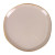 Plato Llano Duomo Beige Ø 28 cm (6 Unidades)