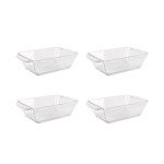 Set de Aperitivo Arcoglass Anubis Vidrio Rectangular 4 Piezas (18 Unidades)