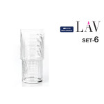 Set de Vasos LAV Helen 0,52 l 6 Piezas (8 Unidades)