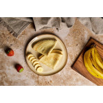 Plato de Postre Duomo Beige Ø 21 cm (6 Unidades)