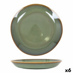 Plato Hondo Duomo Verde Ø 23 cm (6 Unidades)