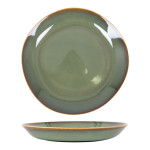Plato Hondo Duomo Verde Ø 23 cm (6 Unidades)