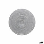 Plato Llano Alfares Alfares Vidrio Ø 31 cm (6 Unidades)