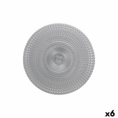 Plato Llano Alfares Alfares Vidrio Ø 31 cm (6 Unidades)