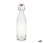 Botella de Cristal La Mediterránea Vidrio 1 L (12 Unidades)