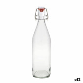 Botella de Cristal La Mediterránea Vidrio 1 L (12 Unidades)