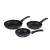 Set de Sartenes Quttin Aluminio 24 cm 3 Piezas (4 Unidades)